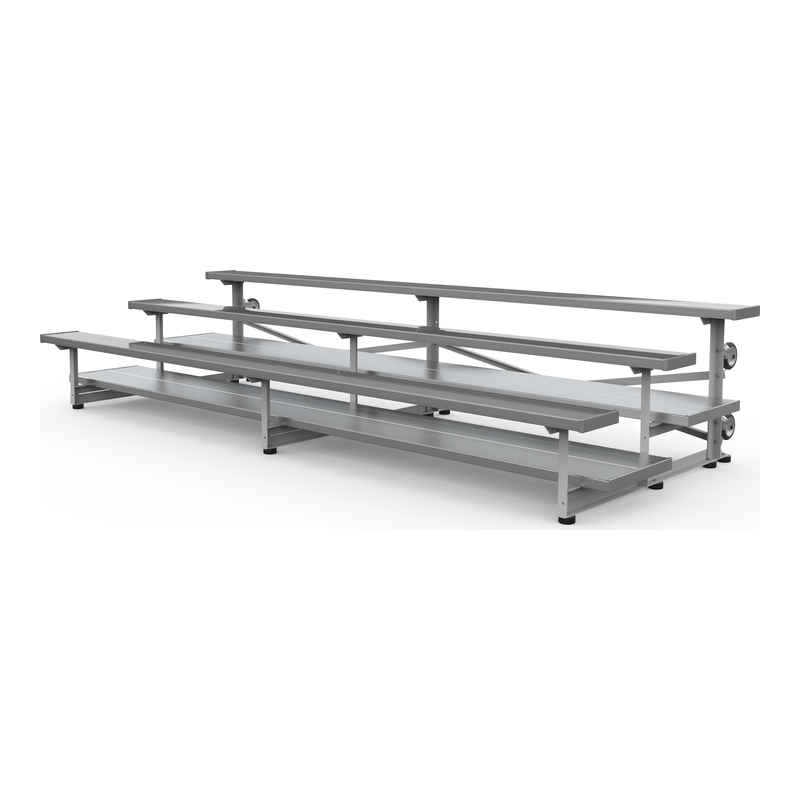 3-Row Tip N' Roll Preferred Aluminum Bleacher (Seats 15-48)
