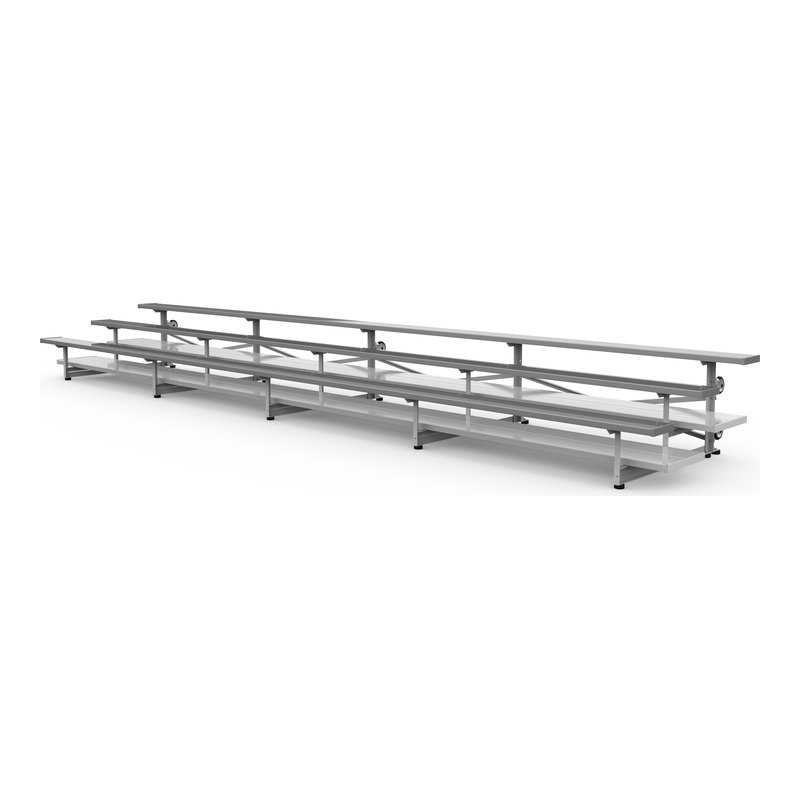 3-Row Tip N' Roll Preferred Aluminum Bleacher (Seats 15-48)