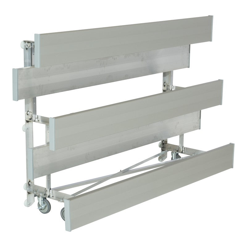 3-Row Tip N' Roll Standard Aluminum Bleacher (Seats 15-48)
