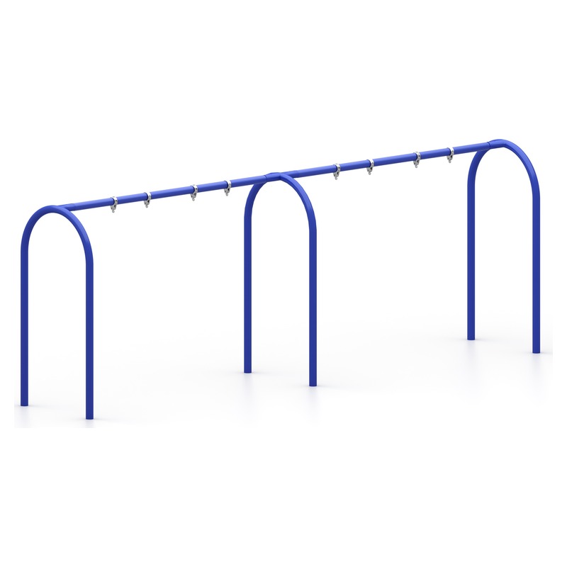 Arch Style 3.5" Metal Post Commercial Swing Set
