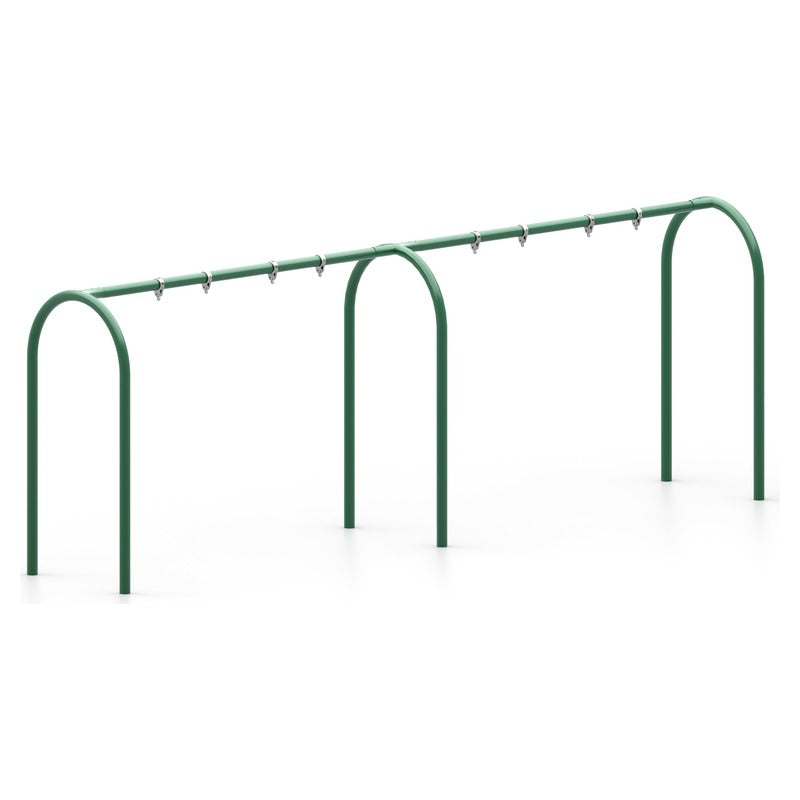 Arch Style 3.5" Metal Post Commercial Swing Set