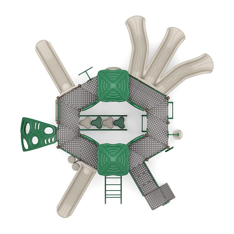 Quad Rush Commercial Playground For Ages 2-5