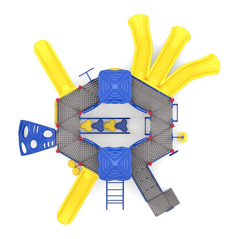 Quad Rush Commercial Playground For Ages 2-5